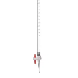 Supertek 25 ml Transparent Acrylic Burette with Leakproof Stopcock, CH10500/1 (Pack of 10)-44