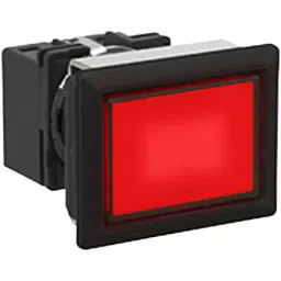 IDEC LB Series Flash Silhoutte Indicator Light Rectangular Shape, LB8P-1T03VWR-image-95