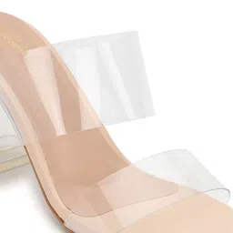Truffle Collection PU Block Mules image 4
