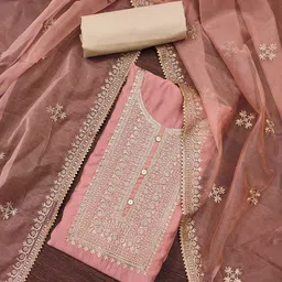 DIVASTRI Embroidered Unstitched Dress Material-image-48