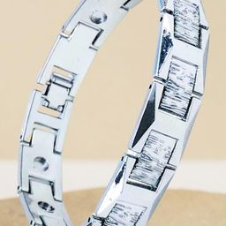 Jewelry Miguel Silver Stainless Steel Bracelet-49