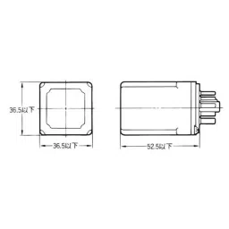 Omron Small Power Relay AC 100/110 V, MK3ZP AC100/110-75