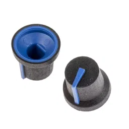 RS PRO 16.8 mm Black Potentiometer Knob for 6 mm Shaft D Shaped, 7777356-picture-45