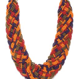 RICHEERA Multicoloured Beaded Necklace-1