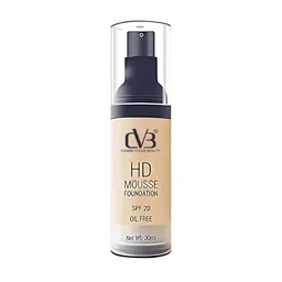 CVB HD Mousse Foundation With SPF 20 - 30 ml - Natural Nude-12