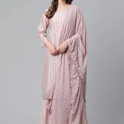 Royal Export Women Embroidered Regular Kurta with Trousers & With Dupatta-53
