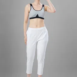 TITTLI Women Solid Relaxed Straight Fit Mid-Rise Stretchable Casual Trousers-image-99