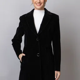 YHA Single Breasted Full Sleeves Winter Wear Long Overcoat-picture-34