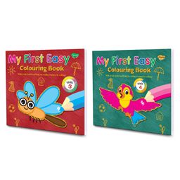 Sawan Presents Set Of 2 My First Easy Colouring Books of Level 3 & Level 4 - Multicolour-3