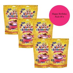 Derby Happy Birthday Candy Standy Pouch Combo Pack Of 6 Return Gift For Birthday Party-image-56