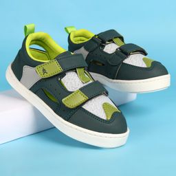 Pine Kids Velcro Closure Casual Shoes - Green-image-33