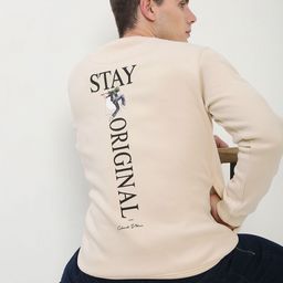 SHOWOFF Men Typography Printed Round Neck Pullover-image-56