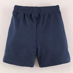 Lazy Bones Knee Length Shorts Text Print - Steel Blue image 2