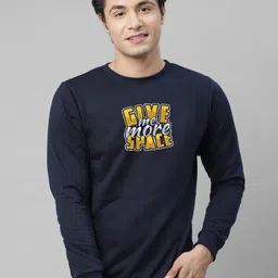 REYA Men Typography Printed Cotton Sweatshirt-image-36