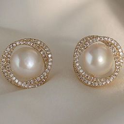 DIVASTRI Gold Alloy Earrings image 4