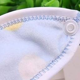 Luvlittle  Feeding Bibs With Snap Button Closure Pack of 4 - Multicolour image 4