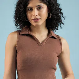 DressBerry Cotton Tank Crop Top-picture-46
