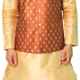 House of Aqss Men Printed Regular Kurta with Trousers-picture-46