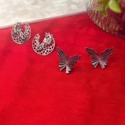 Niska Silver Forever Glimmer Earrings (Pack of 2)-picture-20