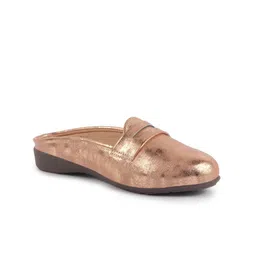 FAUSTO Women Textured PU Mules-image-24