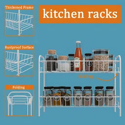 RUBOXA White Set of 2 Regular Multi-Utility Organisers image 2