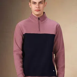 Dennis Lingo Men Colourblocked Casual Sweatshirt-image-30