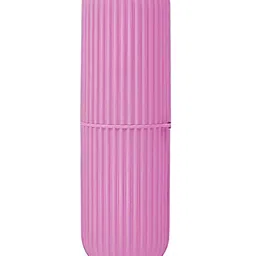 upkaranwale Pink Solid Plastic Travel Toothbrush Toothpaste Cover-16