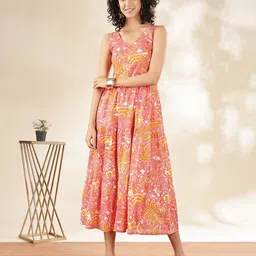 Anouk Floral Print Fit & Flare Maxi Dress-picture-18