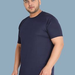 Sztori Men Solid Round Neck T-shirt-picture-9