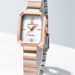 Naviforce Women Dial & Stainless Steel Straps Analogue Watch NF5050_RG W RG-10