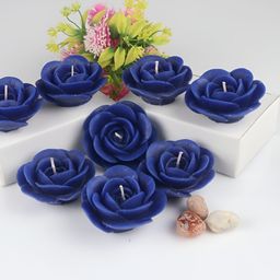 Shraddha Creation Blue & White 8 Candle-37
