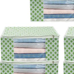 AMAK INC Green Fabric Multi-Utility Wardrobe Organisers-picture-38