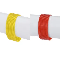 1ST TIME Set Of 24 Yellow Alloy Bangles-picture-6