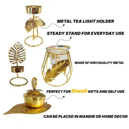 Art Street 2 Pcs Metal Aroma Oil Diffuser image 4