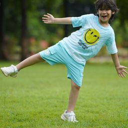 Nap Chief Unisex Kids Printed T-shirt with Shorts-image-43
