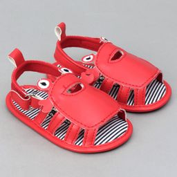 Cute Walk By Babyhug Crab Shape Booties - Red-image-48