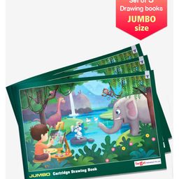 Target Jumbo Size Drawing Book Set of 3 - 36 Pages each-24