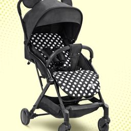 Baby Stroller with Canopy and Recliner - Black-25
