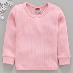 Babyhug Full Sleeves Thermal Vest - Pink-image-57