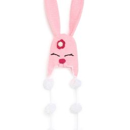MayRa Knits Hand Knitted Bunny Design Crochet Cap - Pink-picture-29