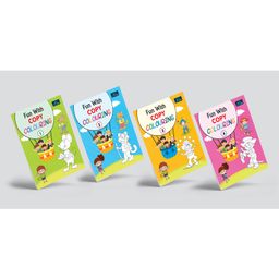 Book Ford Publication Fun With Copy Colouring Book Pack of 4 - English-13