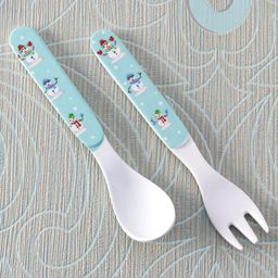 Spoon & Fork Set - Blue-11