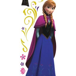RoomMates Disney Frozen Anna with Cape Giant Wall Decal - Blue Purple-image-26
