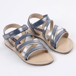 Pine Kids Party Wear Flat Sandals - Blue-image-60