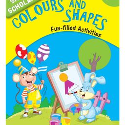 Pre School Smart Scholars Colours & Shapes Fun Filled Activities Book - English-23