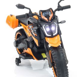 Babyhug KTM Battery Operated Ride On Bike With Music & Lights - Orange-image-22