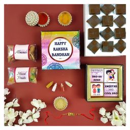 Expelite Rakhi and Gift Combo with Card - Multicolor-image-69