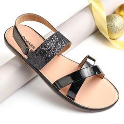 Pine Kids Party Wear Sandals - Black-picture-13