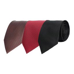 CALIXTO Men Set of 3 Woven Design Broad Tie-image-77