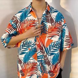 StyleCast x Revolte Men Boxy Floral Printed Casual Shirt-picture-10